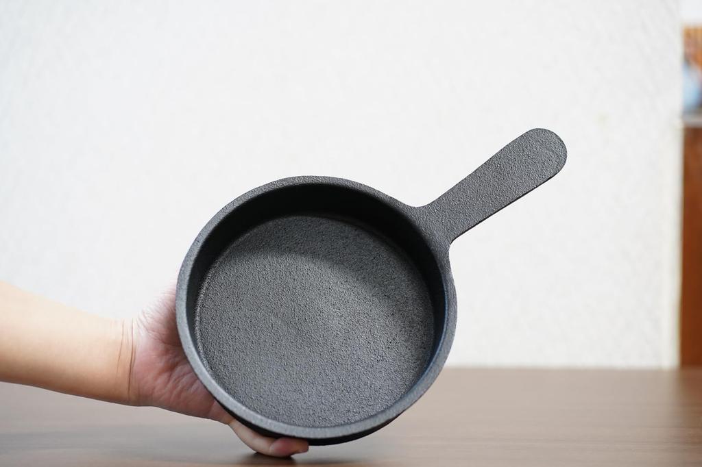 Ikenaga Iron Works Iron One Gas Made in Tetu Pot, Hand, 14cm, Fire/IH Compatible, Japan,