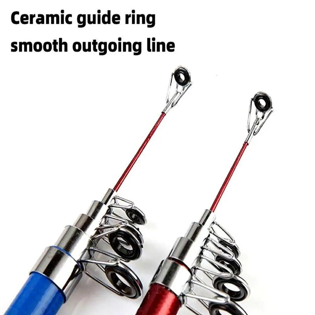Travel Fishing Gear Set Long Casting Spinning Fishing Reel Ultralight Carbon Rod Fishing Tackle For Beginners Fishing Tools
