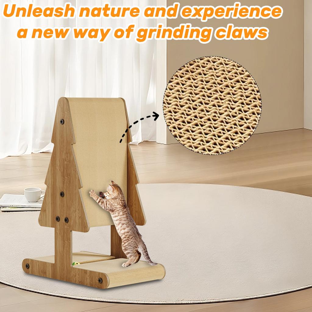 Cat Scratch Board Wear-resistant Cat Litter One Super-large Vertical Corrugated Cat Board Bed Cat Toys