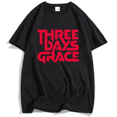 THREE DAYS GRACE Band Print T-shirt Summer Cotton Short Sleeve Tshirts Casual Men Women T Shirt O-neck Unisex Streetwear Grunge