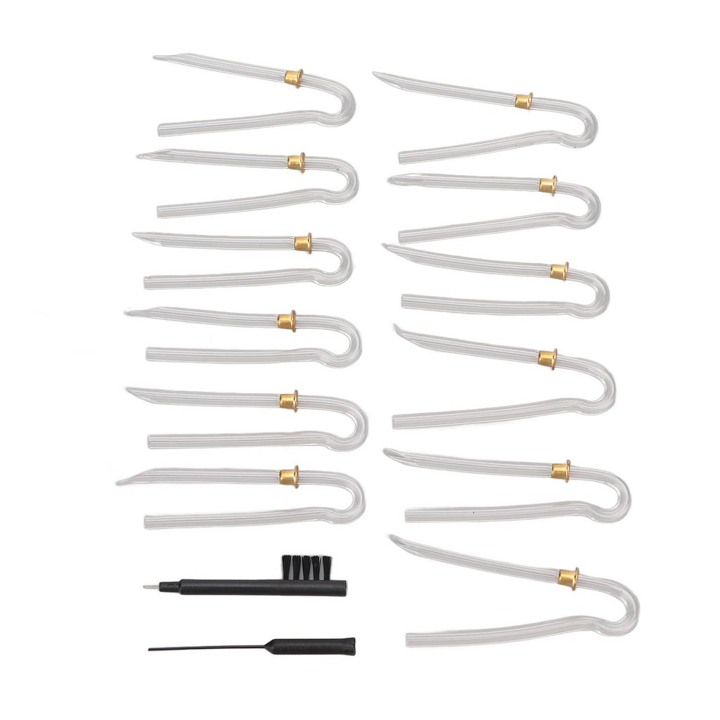 Hearing Amplifier BTE Tube Cleaning Brush Professional Preformed Hearing Amplifier Tube with Metal Lock