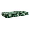 Seat Cushion SOEST 100percent Polyester Leaf Pattern 120 X 60 X 15 Cm