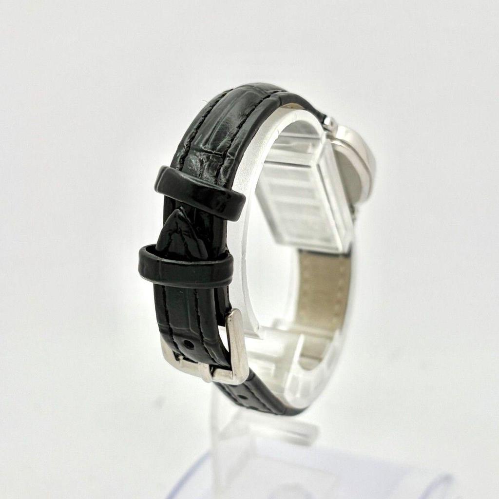 Used [New Battery] SEIKO Ladies Watch Silver Square 2320-5270 931410 New Belt