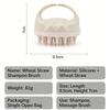 Shampoo Head Scalp Massage Brush Silicone Soft Skin Friendly Hair Washing Massager Comb SPA Massage Brush Beauty Hair Tool