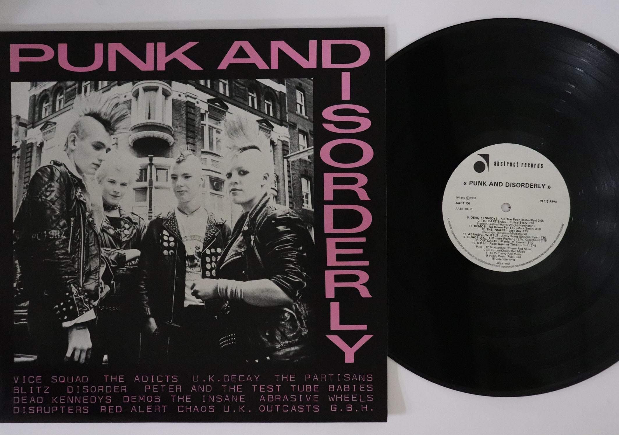 

LP Record VARIOUS - Punk And Disorderly AABT100 ABSTRACT 1981 France Rock Used