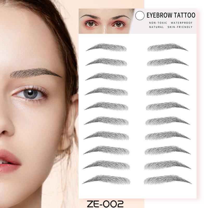 Eyebrow Sticker 6D Simulated Eyebrow Sticker Ecological Bionic Eyebrow Lazy Eyebrow Sticker Template Eyebrow Sticker Eyebrow Tattoo Sticker