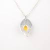 Yellow Cat's Eye Gemstone 925 Solid Silver Jewelry Pendant For Valentines Gift CP-9-41