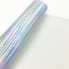 Hologram Iridescent Rainbow Mirrored Faux PU Leather Synthetic Laser Leatherette Fabric Craft Cloth DIY Bows Making Earring