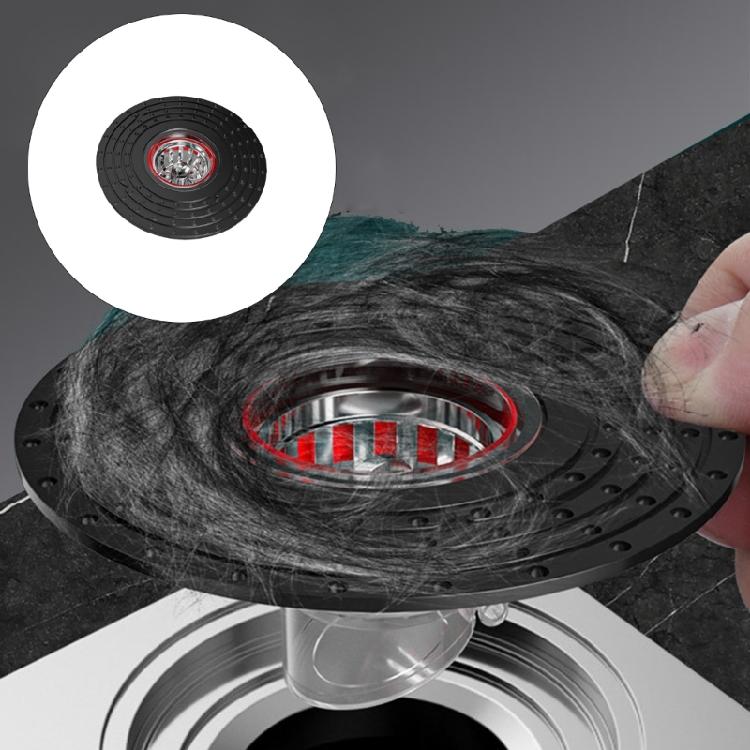 Not Clog Shower Drain Strainer Featuring Odor Resistant ABS Electroplated Filter Cores Bathroom Essential for House Use