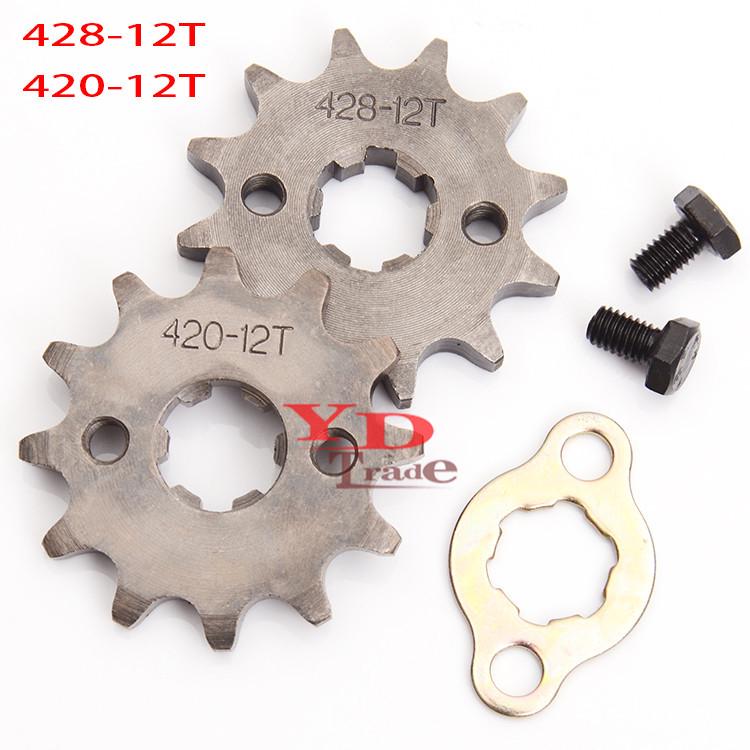 Off-Road Motorcycle/ATV Engine Parts: 420-12T & 428-12T Gears and Sprockets