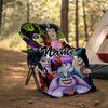 Customizable Villain Throw Blanket – Personalized Name, All-Season Cozy Snug Blanket, Machine Washable, Personalized Blanket