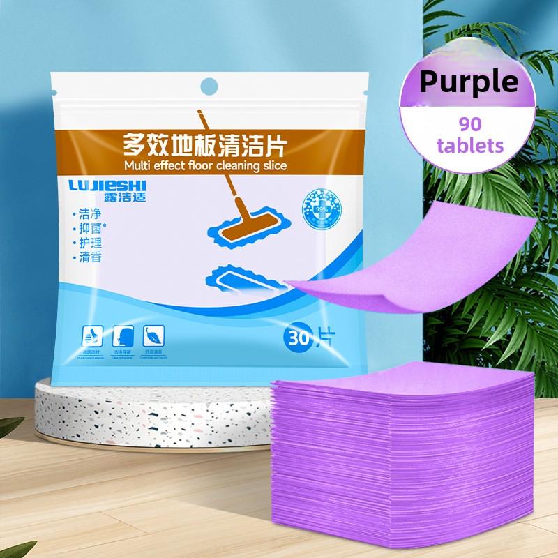 3 Bags of 90 Pieces of Floor Cleaning Tablets, A Fragrant Wood Tile Household Mopping and Cleaning Agent with Multiple Fragrances