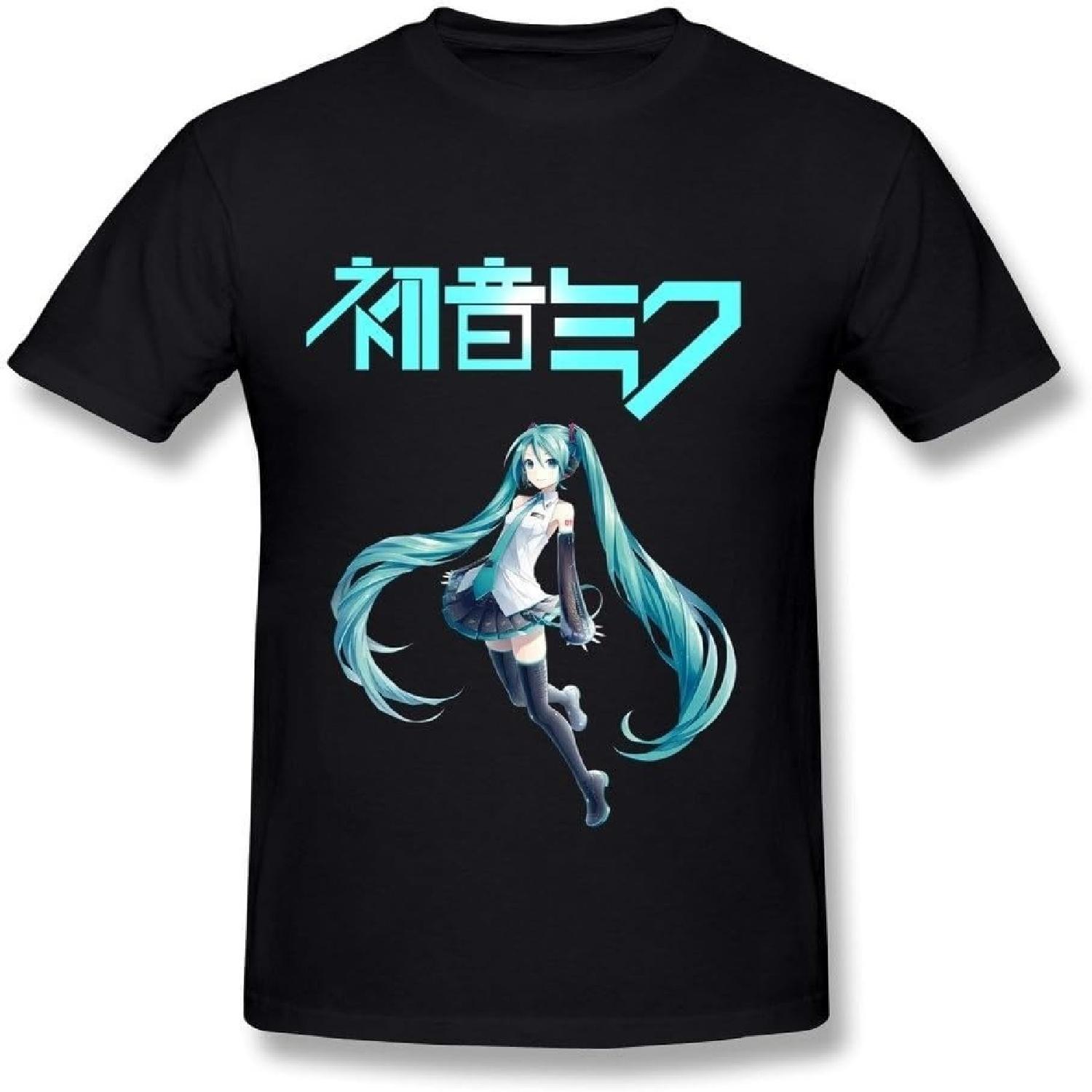 

Мужская футболка Hatsune Miku Размер XL Черный S чёрный