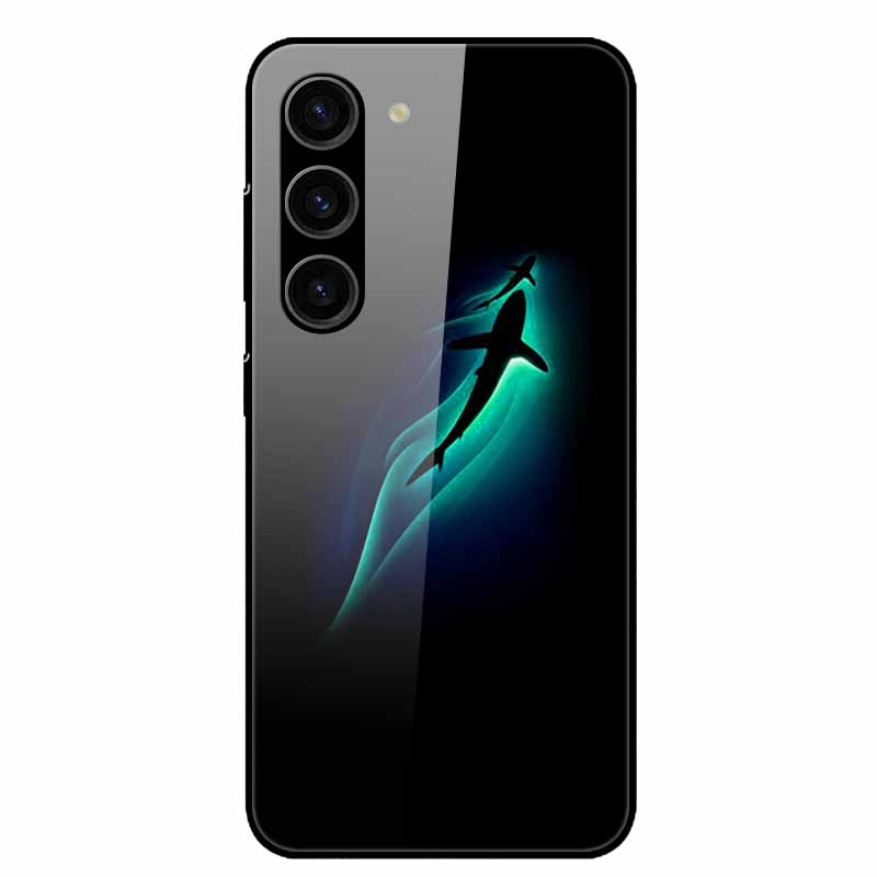 For Samsung Galaxy S25 Plus Case Tempered Glass Hard Phone Cover for Samsung S25 Ultra 5G Back Cases for GalaxyS25 S 25 S25Plus