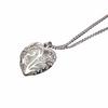 Módní ženy vyhloubit srdce drahokamu přívěsek světelný řetěz náhrdelník dárek