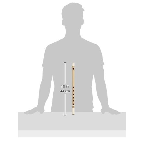 Ooka Shizan Shinobue C Type Shishida Rattan Double Wrap (Interior Red Painted), 6 Holes, 6 Tones