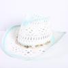 Popular European and American Classic Hollow Western Cowboy Hat Men's and Women's Fashion Vacation Breathable Sunshade Straw Hat