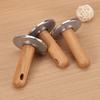 Metal Cookie Press Cutter Mold with Wooden Handle Cookie Stamper DIY Baking Tools for Cakes Pastries Decorating Supplies
