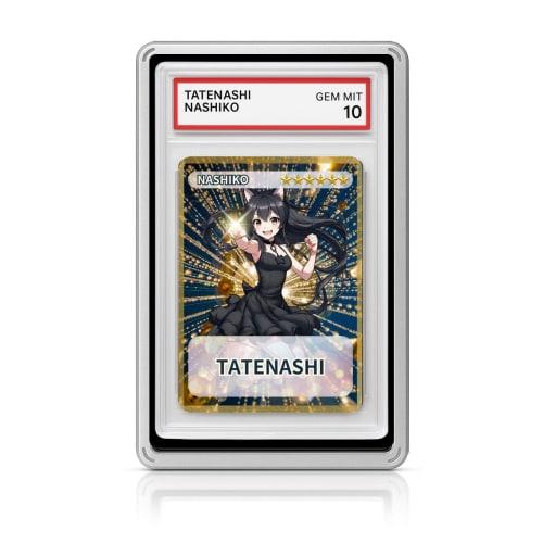 

TATENASHI Magnetic Loader PSA Certified Case, UV Protection, Aluminum Alloy (Silver)