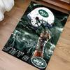 New York Jets logo Print Area Rug - Soft, Washable Non-Slip Indoor Mat for Office Chairs, Living Room, Home Office Decorative Rug