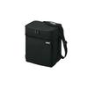Thermos Soft Cooler 15L All Black Insulated Bag, 5-Layer Insulation, Foldable and Compact, Water-Repellent Fabric, Box Type, Large Capacity Model