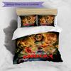 3-teiliges Bettbezug-Set (1 * Bettbezug + 2 * Kissenbezug, ohne Kern), Chucky Druck Bettwäsche Set, Schlafzimmer Dekor, Ganzjahres, Geburtstagsgeschenk