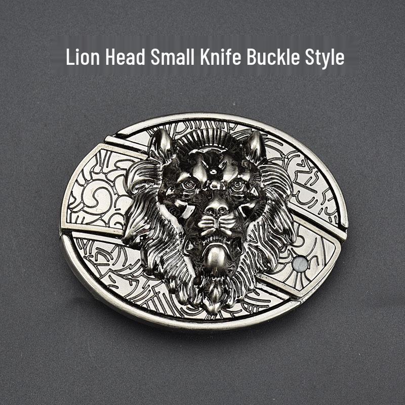 Men's Casual Punk Alloy Knife Buckle Belt