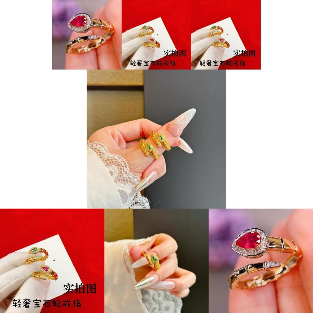 Trendy Spring 2024 Womens Fashion Snake Ring In Charming Cartoon Character Design With Adjustable Open Style