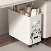 Under Desk Utility Cart, Mobile Rolling Cart, Multipurpose Organizer, Oxford Cloth, Storage Basket with Caster Wheels