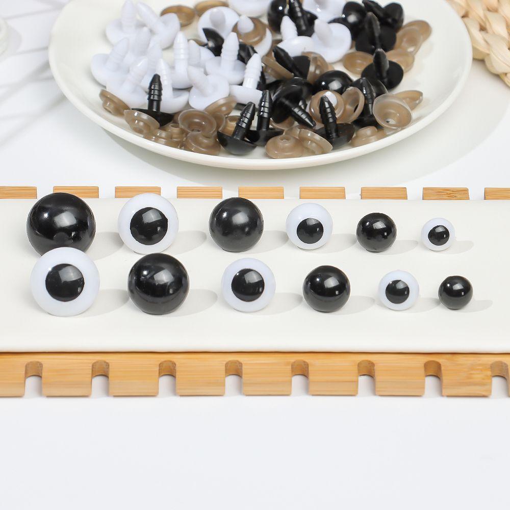 20pcs/10pairs High Quality Accessories DIY Eyeball Doll Making Crafts Safety Animal Toy Plastic Eyes