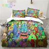 My Singing Monsters Video Game Cartoon Bedding Set Single Twin Full Queen King Size Bed Set Adult Kid Bedroom Bedding Gift