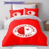 SK Prague Slavia Pattern Bedding,Quilt Set Quilt Cover Pillowcase Home Birthday Gift (1 * Duvet Cover + 2 * Pillowcase, Without Core)