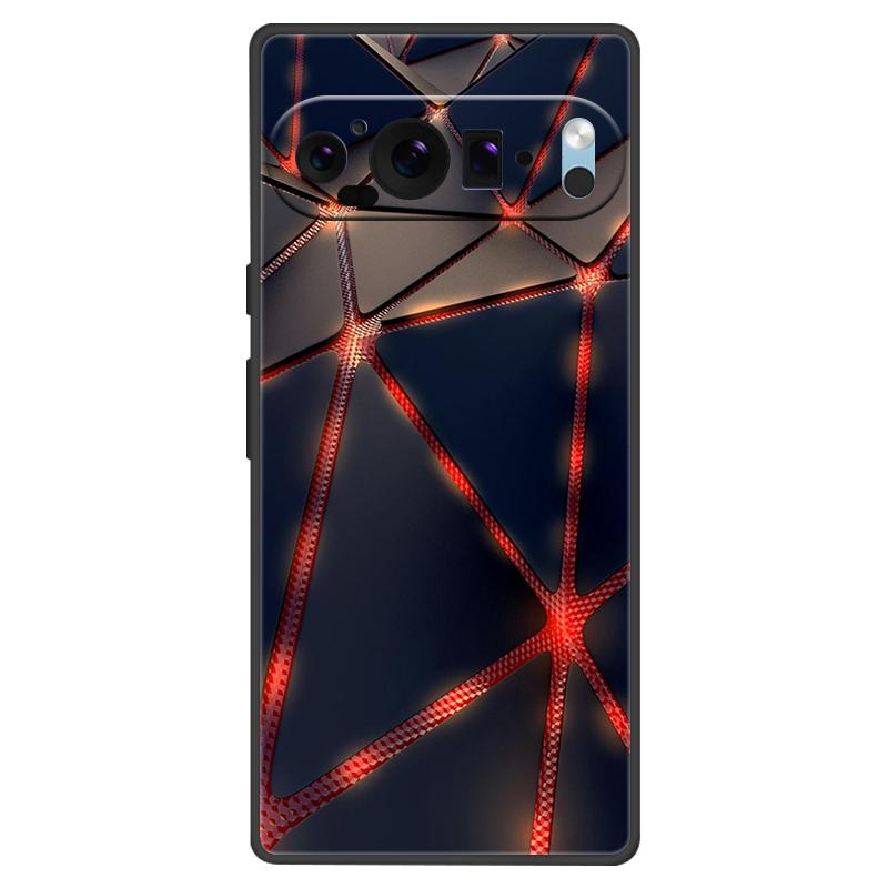 For Google Pixel 9 Pro XL Case Silicone Luxury Space Soft Bumper for Pixel 9 9Pro 9ProXL 5G Phone Cover TPU Funda Fashion Bag