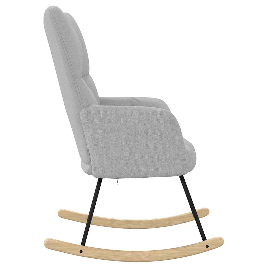 Rocking Chair Cloud Grey Fabric