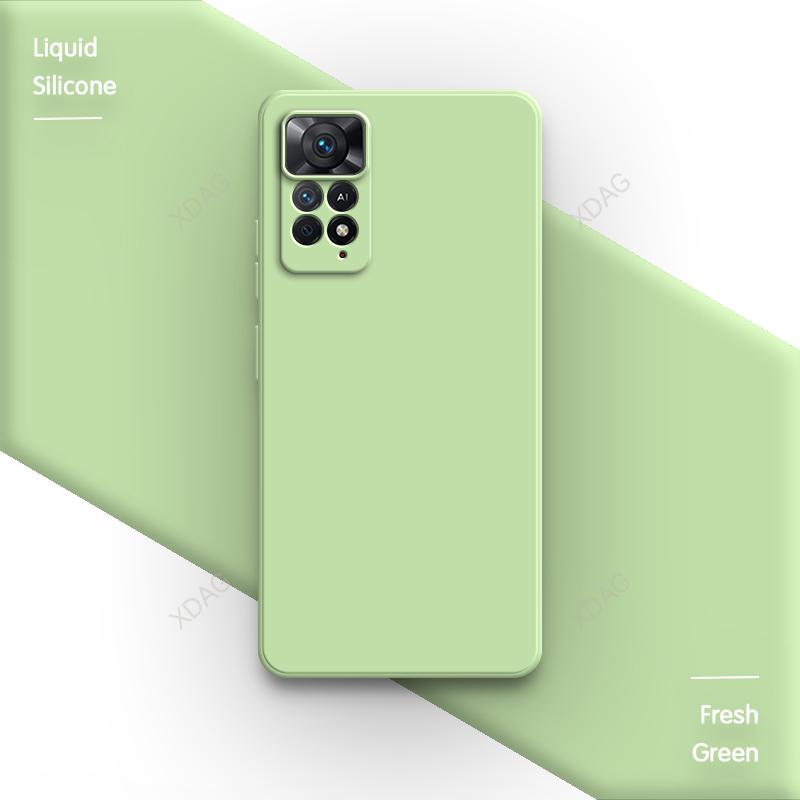 Pure Color Phone Case for Xiaomi Redmi Note11 Note 11 11E 11T 11Pro Pro Plus Pro+ 11S 11SE 4G 5G Soft Liquid Silicone Back Cover