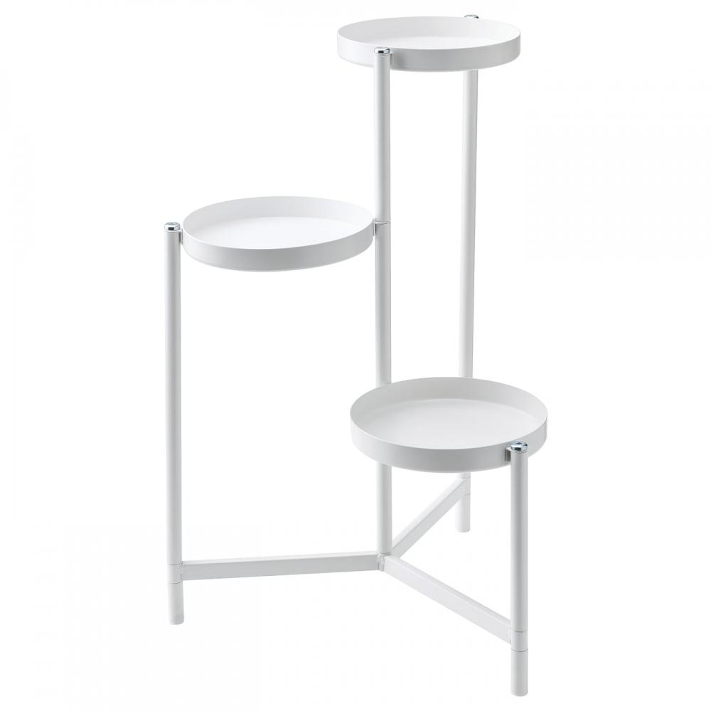 

IKEA OLIVBLAD plant stand in outdoor white 58 cm