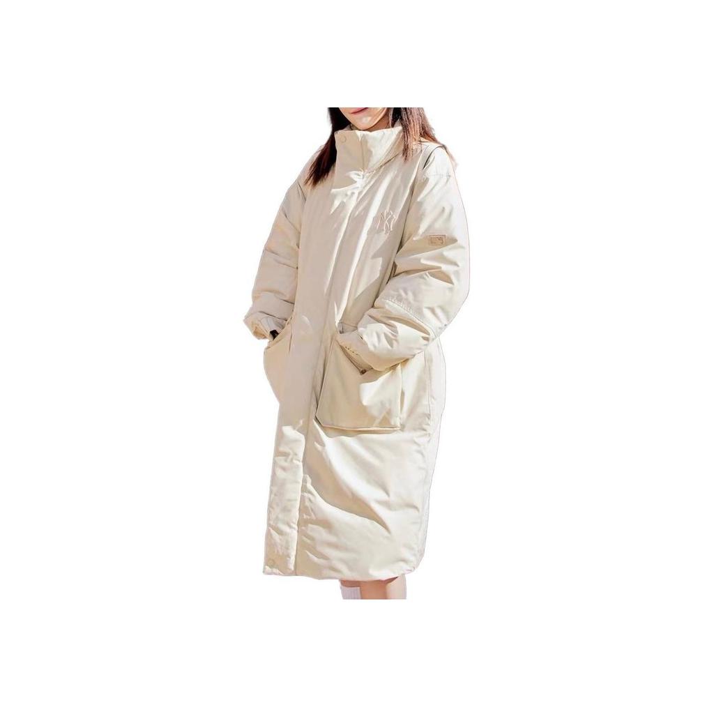 New MLB Base Logo Down Jackets Unisex White 3ADJJ0116-50BGL