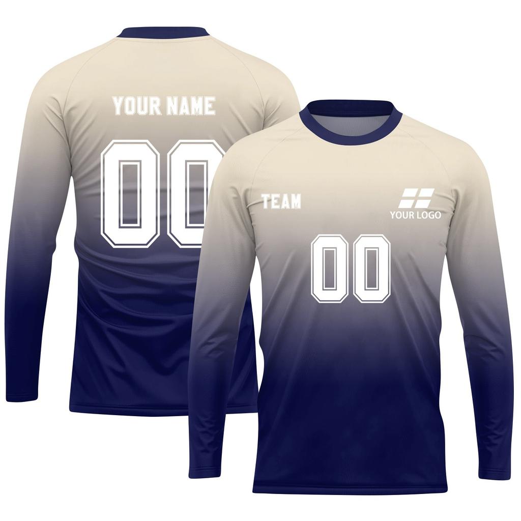 Men’s Long Sleeve Gradient Athletic Shirt, Lightweight Sports Top, Quick Dry Tee for Training, Running,