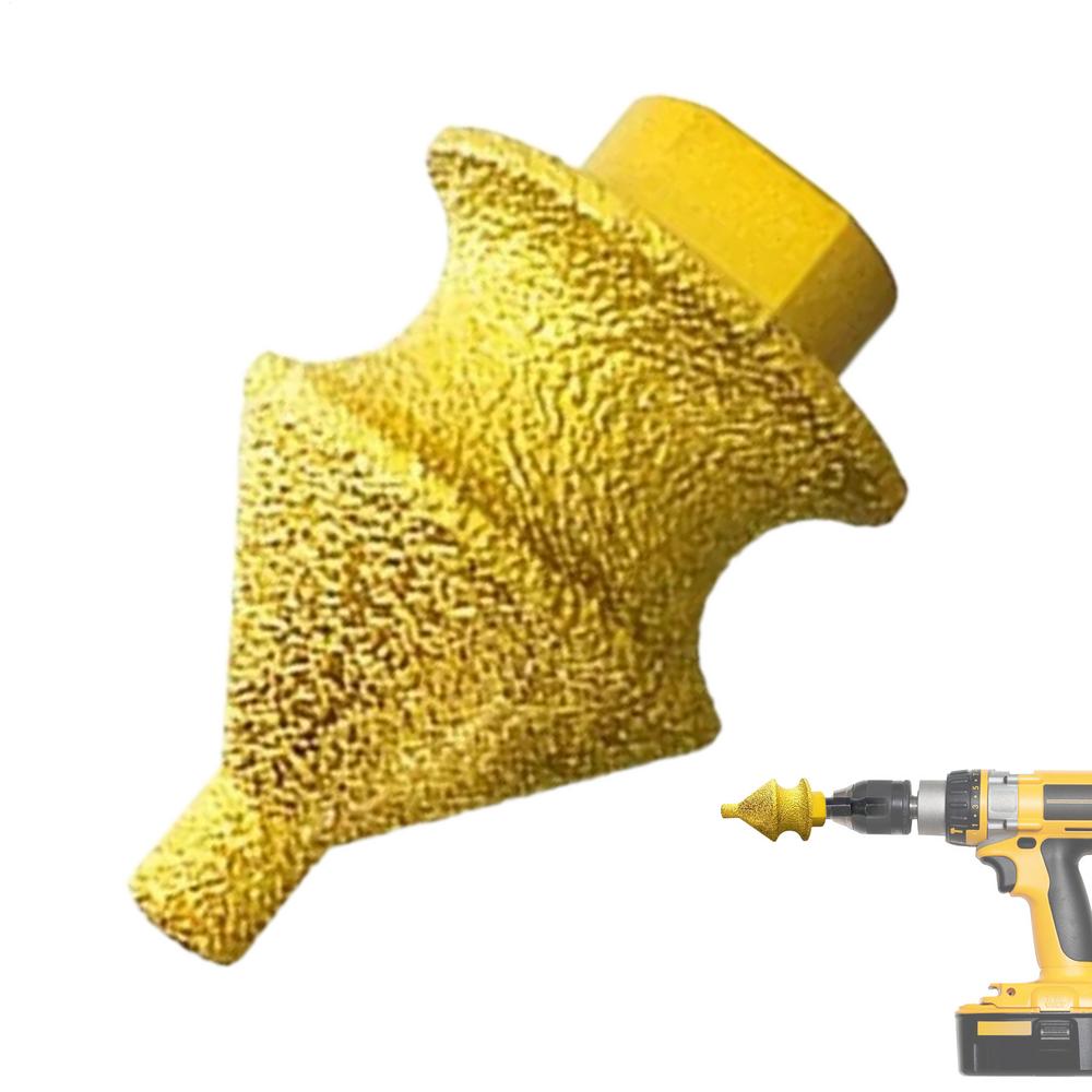 

Chamfer Bit M10 Thread Drilling Attachment Wood Countersink Bit For Deburring Woodworking Concrete Tile Marble Metal Grinder