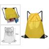 Drawstring Sports Gym Bags Durable Nylon Backpack String for Sport Travel Beach