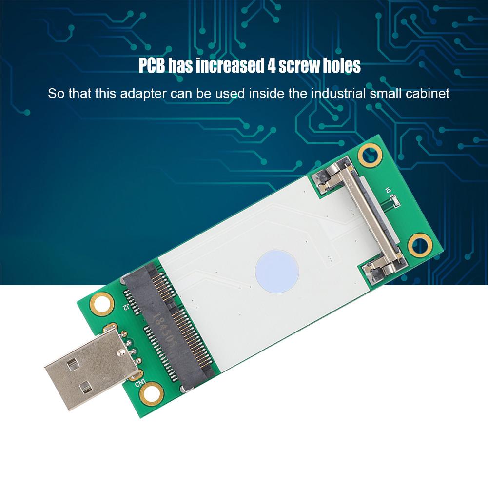 Mini PCI E to USB Riser Card for WWAN Test Adapter Card 3G 4G Module With SIM Card