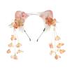 Chinese Niang Fringed Cat Ear Headband Olita Hanfu Animal Ear Cos Accessories Antique Cat Ears Cat Tail Set