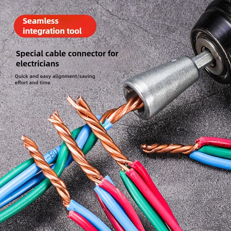 1PC Quickly Twister Electrician Artifact For Power Drill Drivers Twisted Connector Cable Device Multi-tool Wire Twisting Tools