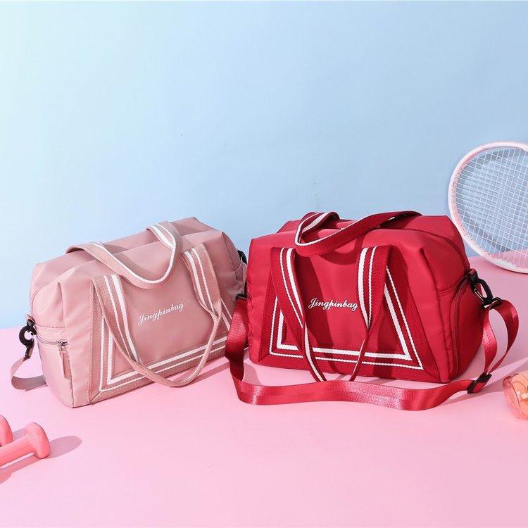 Fitness Bag Large Capacity Trendy Casual Fashion Simple Yoga Sports Bag Solid Color Popular Large Capacity Travel Bag