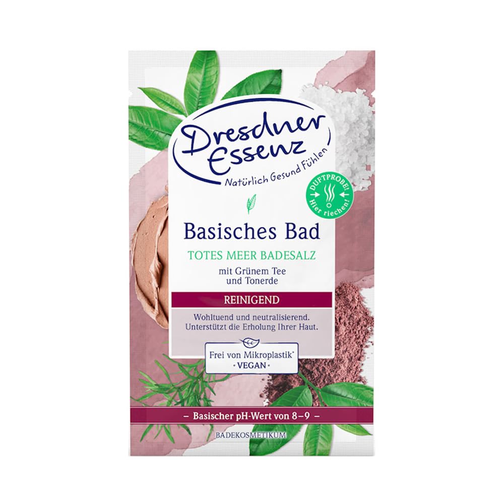 Dresdner Essence Dead Sea Bath Salts GMC Tea Mineral (Green & Clay) (60g)