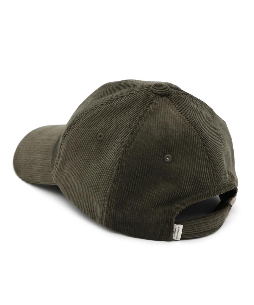 Eondeokeonteulol Unisex Autumn/Winter Corduroy Basic Soft Top Ball Cap Signature / Authentic B B / Cd / Olive