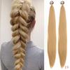 Colorful Elastic Hair Ties Braid Ponytail Hair Extensions for Women