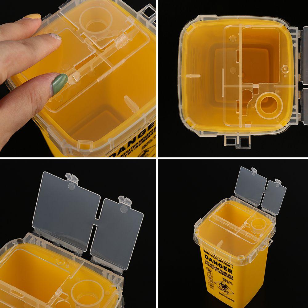 Useful Medical Tool Storage Needles Bin Collect Box Sharps Container Waste Box