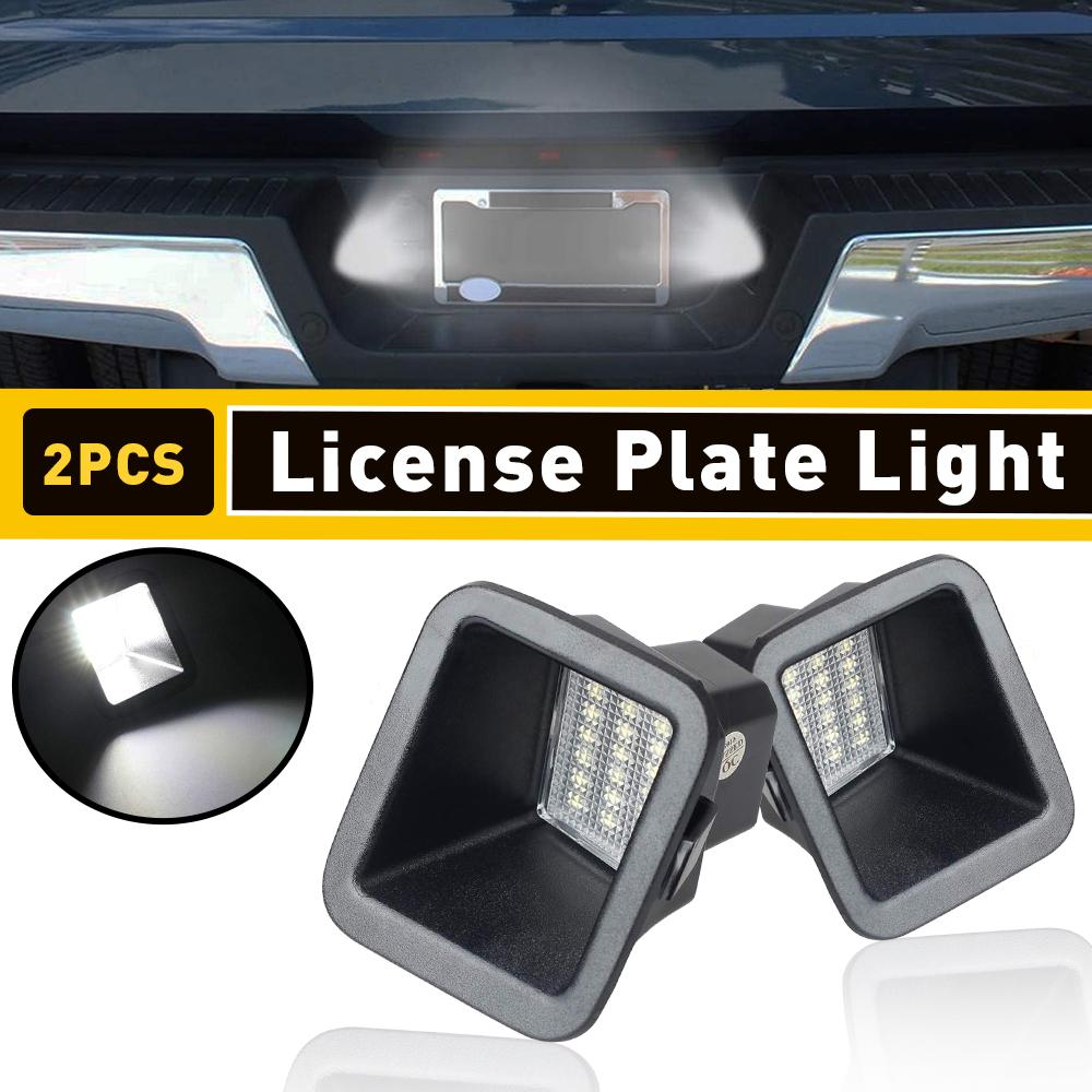 

2Pcs Wjhite LED License Number Plate Light Bulb CANBUS for Ford F-Series Super Duty F-250 F-350 F-450 2018 2019 2020 2021 2022