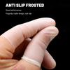 200PCS Transparent Ultra-Thin Frosted Non-Slip Dust-Free Finger Sleeves – Nail Protection for Outdoor Work, Latex Material